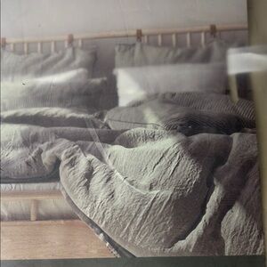 nexHOME Cozy natural Duvet108”x98” Set 2 pillowcases 20”x36” organic cotton